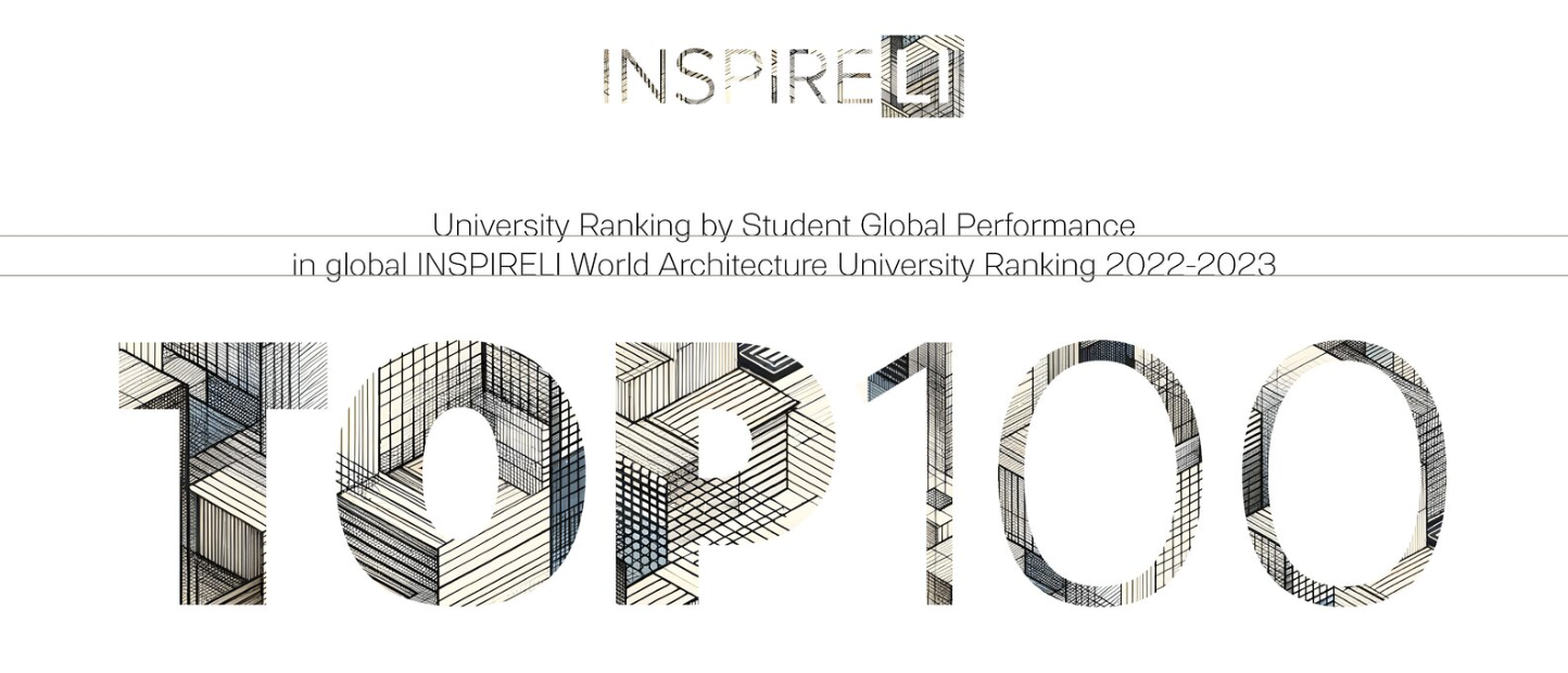 AWARD: FAD STU ranked 5th in the Global INSPIRELI World Architecture University Ranking